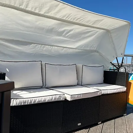 Botel Hausboot-see-sups-dachterrasse-familie-meer!